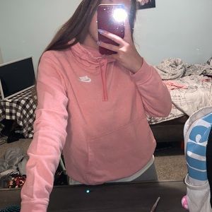 Pink Nike sweatshirt